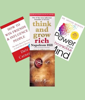 How to Win Friends and Influence People + Think And Grow rich + The Power of Your Subconscious Mind + The Secret