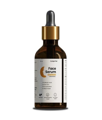 Myupchar 2% Salicylic Acid + Zinc Pca Anti Acne Face Serum - 50 Ml | Reduces Blemishes & Dark Spots