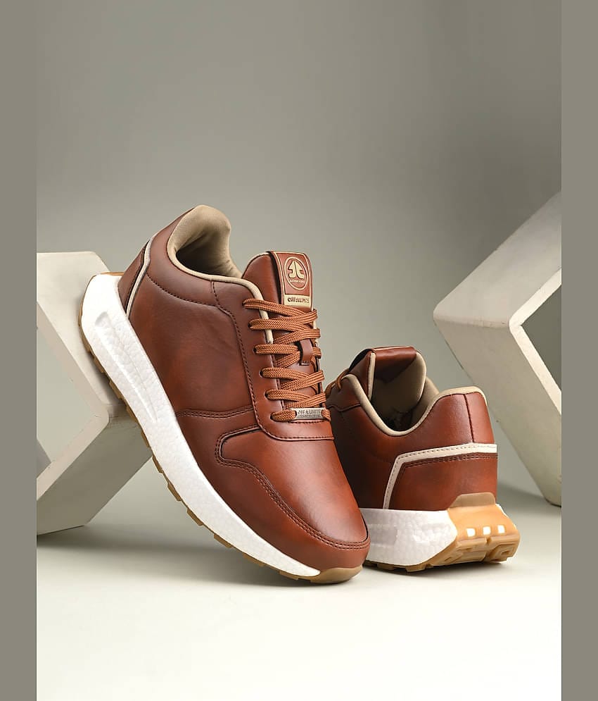 OFF LIMITS BRDLEY Tan Men's Sports Running Shoes