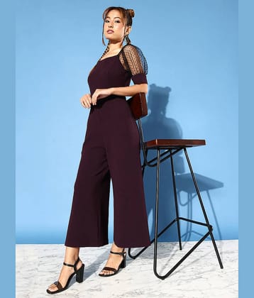 Miss Chase Purple Polyester Regular Fit Women's Jumpsuit ( Pack of 1 )