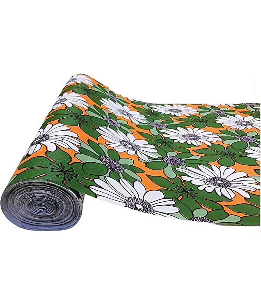 Single PVC Green Kitchen Shelf Cover Cover