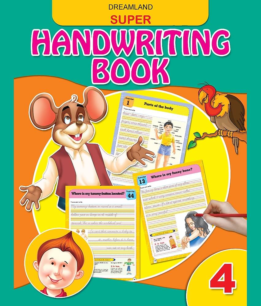 Super Hand Writing Book Part - 4 - Early Learning Book