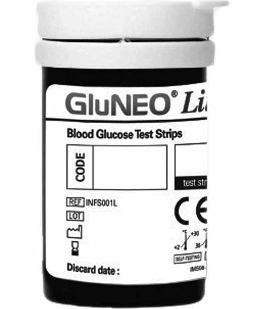 Infopiagluneo Lite Sugar Test Strips (Pack of 50)