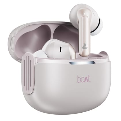 Boat Airdopes 219, 4Mics ENx, 40H Battery, Best in Segment for Calling, Stream Ad Free Music via App Support, Bluetooth Earbuds, TWS Ear Buds Wireless Earphones with mic (Ivory Mist) Boat Airdopes 219, 4Mics ENx, 40H Battery, Best in Segment for Calling,