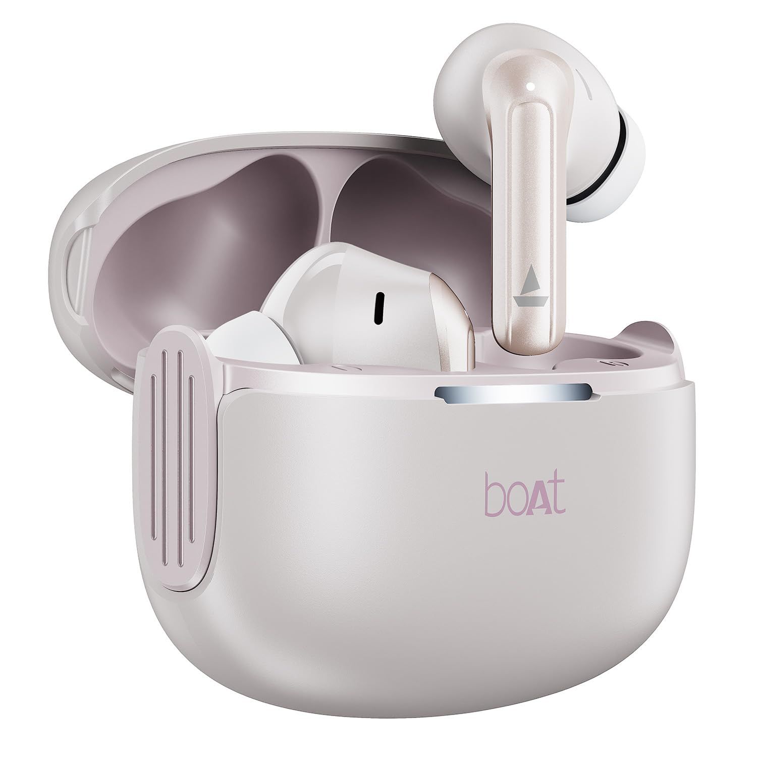 Boat Airdopes 219, 4Mics ENx, 40H Battery, Best in Segment for Calling, Stream Ad Free Music via App Support, Bluetooth Earbuds, TWS Ear Buds Wireless Earphones with mic (Ivory Mist) Boat Airdopes 219, 4Mics ENx, 40H Battery, Best in Segment for Calling,