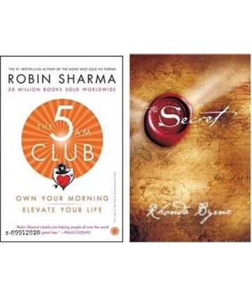 Combo Of 2 Best Seller Books: 5AM Club + Secret (Paperback, Robin Sharma, Rhonda Byrne)