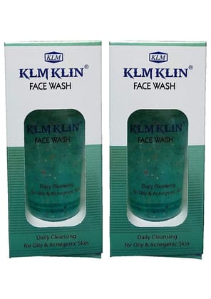 KLM KLIN Facewash (Pack Of 2 * 100 Ml) 200 Ml Face Wash KLM KLIN Facewash (Pack Of 2 * 100 Ml) 200 Ml Face Wash - 100 ml (Pack of 2)