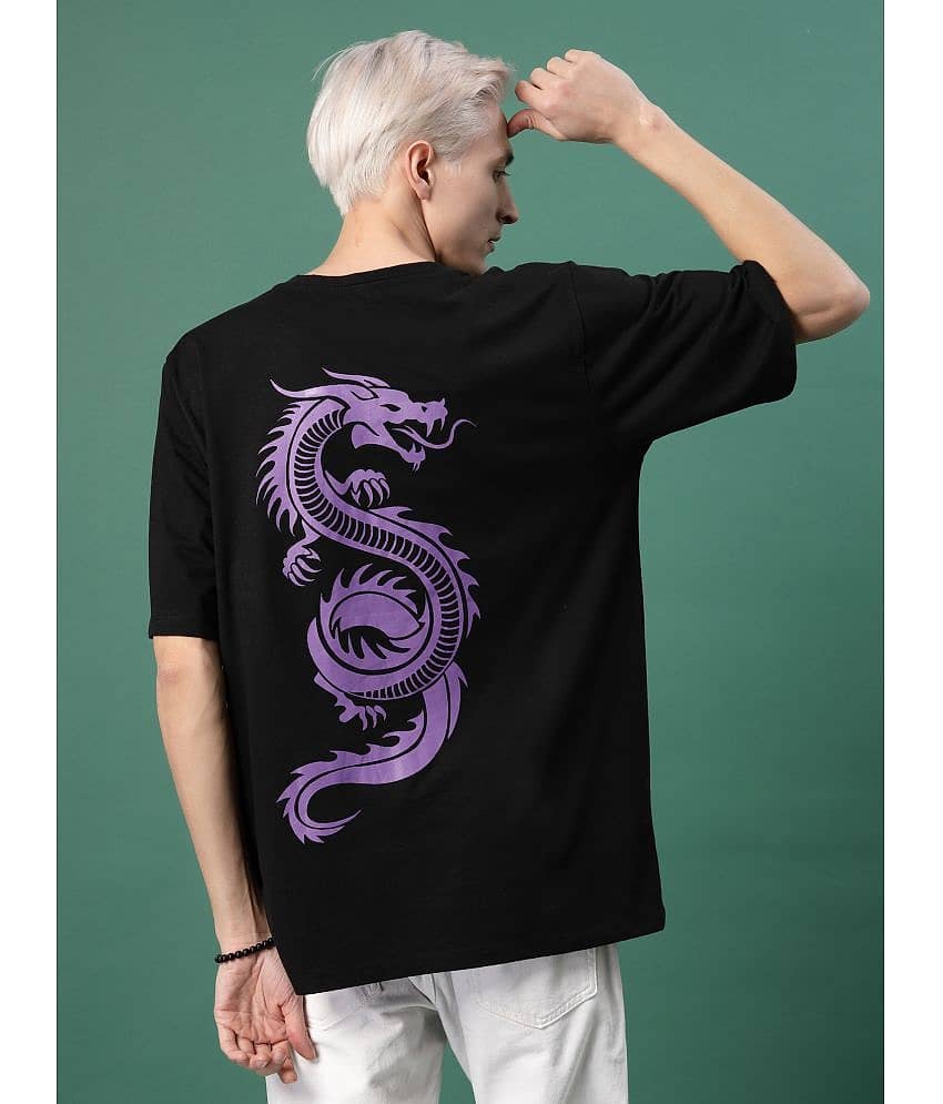 Rigo Pack of 1 Cotton Oversized Fit Men's T-Shirt ( Maroon )