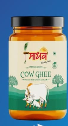 Madhav Cow Ghee (500ml) | Superfood Desi Ghee Family Pack | Vitality & Wellness