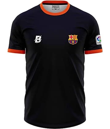BODYSPORTS.CO Navy Blue Barcelona Football Jersey\n