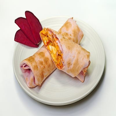 Mexican Paneer Beetroot Wrap