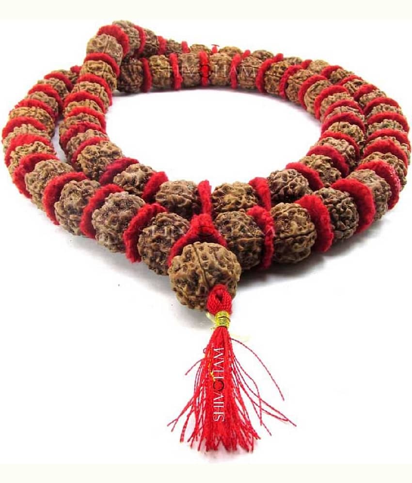 NIVARAN - 5 Mukhi Rudraksha Mala ( Pack of 1 )