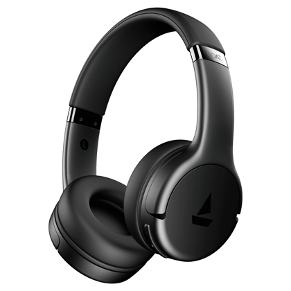boAt Rockerz 411 | Wireless Headphones with 40mm Drivers, BEAST Mode, ENx Tech & 40H Playback boAt Rockerz 411 | Wireless Headphones with 40mm Drivers, BEAST Mode, ENx Tech & 40H Playback - Active Black