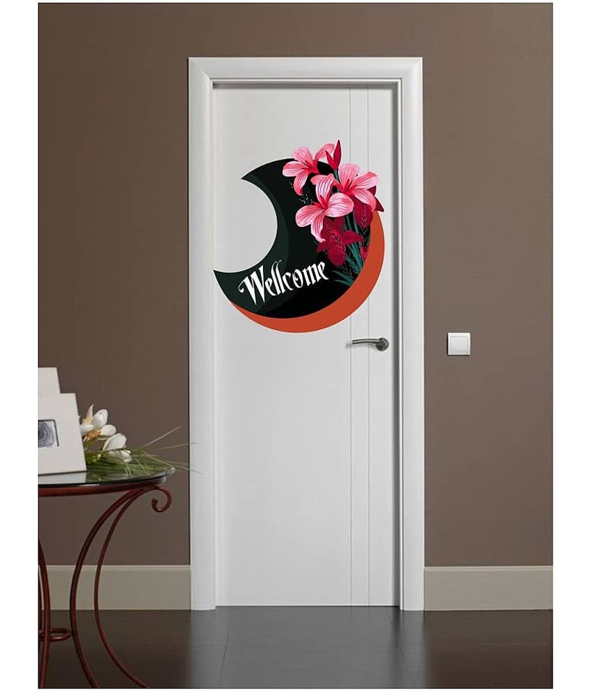 Decor Villa Door Sticker ( 53 x 58 cms )