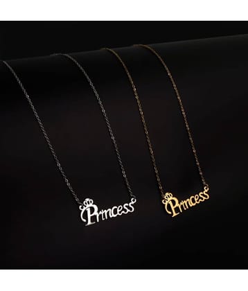 Thrillz Golden Pendant ( Pack of 2 )