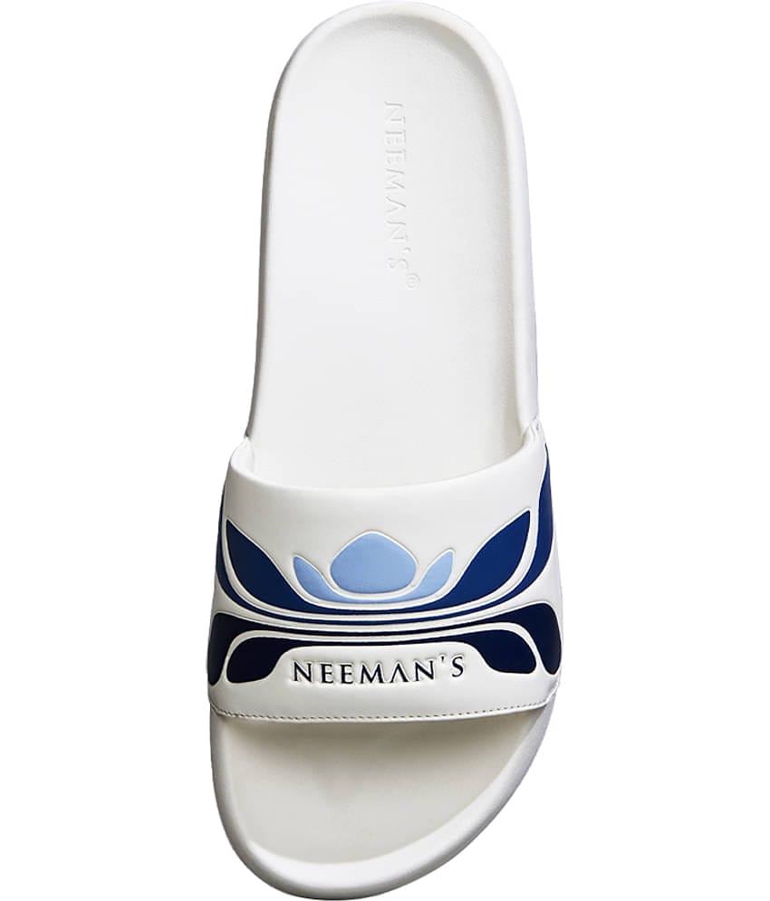 Neemans White Men's Slide Flip Flop