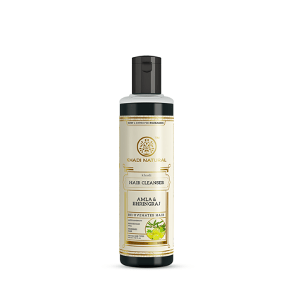 Khadi Natural Amla & Bhringraj Hair Cleanser - 210ml Khadi Natural Amla & Bhringraj Hair Cleanser - 210ml