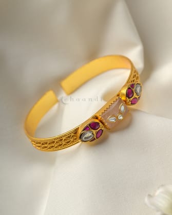 Gold Polish Silver Bangle CHB1115 (Single)
