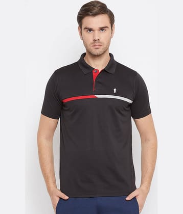 EPPE Black Polyester Polo T-Shirt Single Pack