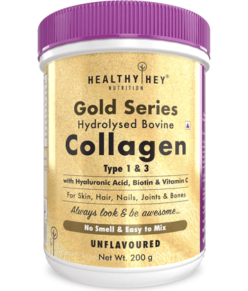 HEALTHYHEY NUTRITION Collagen Gold Series with Biotin 200 gm Powder