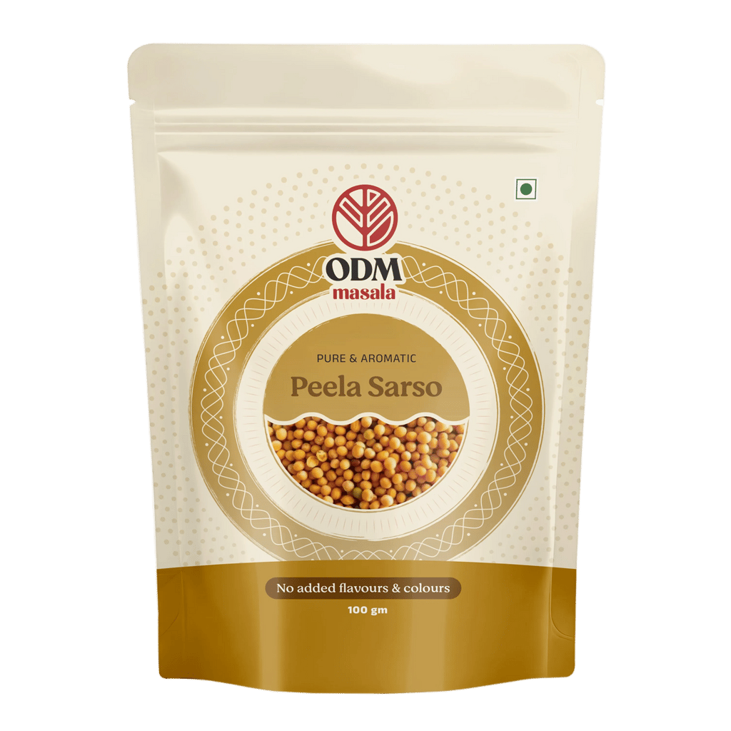 ODM Masala Yellow Mustard Seeds (Peela Sarso) - for Pickles Tadka