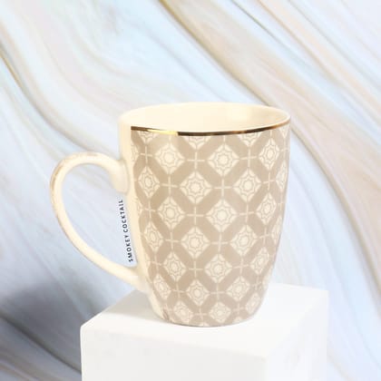 Abstract Angles Mugs - Set Of 4-Beige - Set of 4
