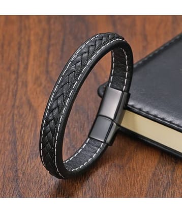 FASHION FRILL Black Bracelet ( Pack of 1 )
