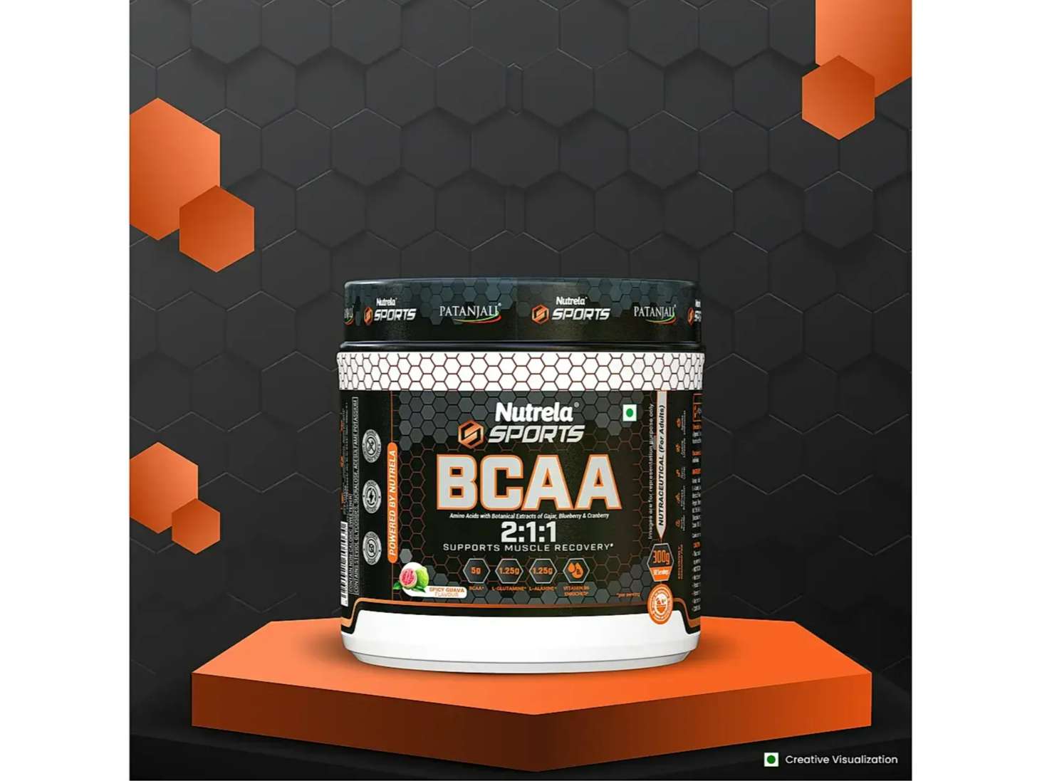 Nutrela Sports BCAA 300g (Spicy Guava)