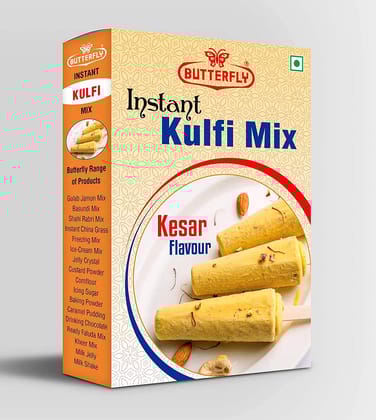 Butterfly Instant Kulfi Mix, 100g (Kesar)  by Butterfly Dessert Mixes and Bakery Needs.