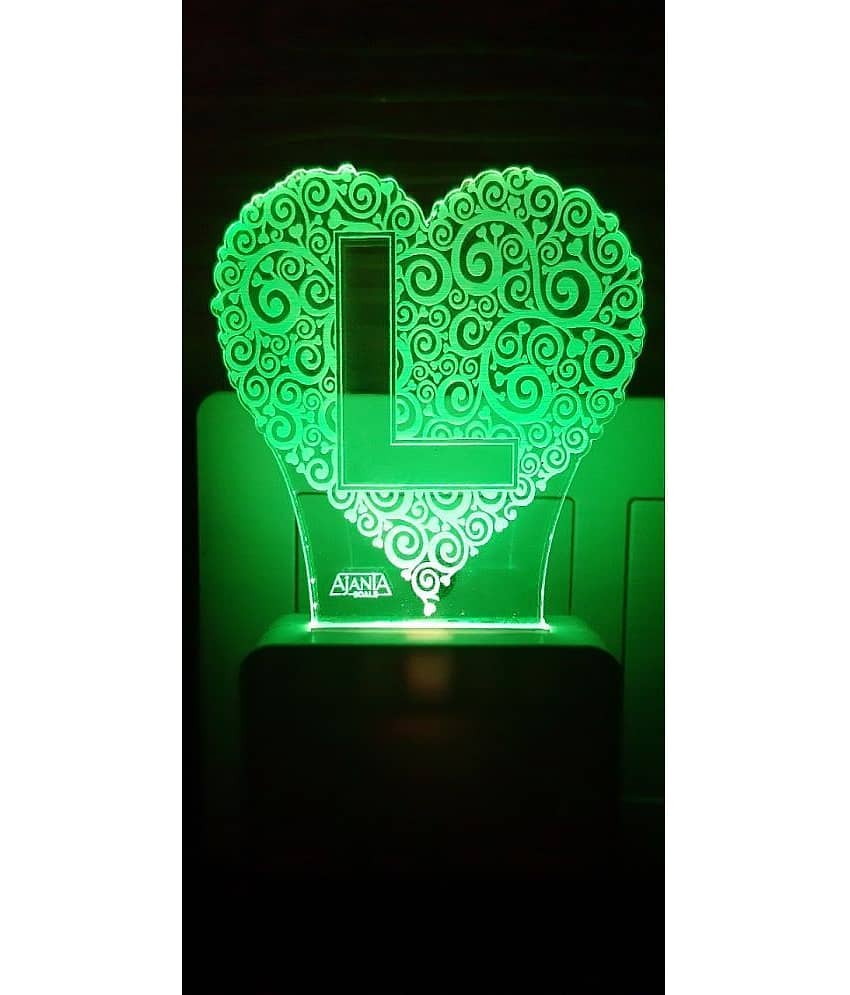 SUPER AJANTA - Multicolor Night Lamp ( Pack of 1 )