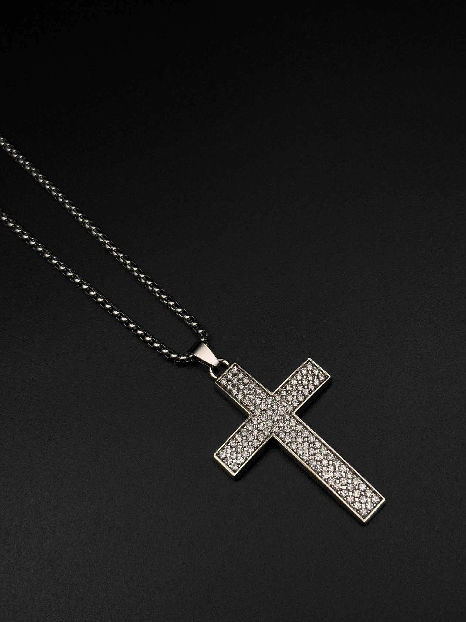 Iced Cross Necklace