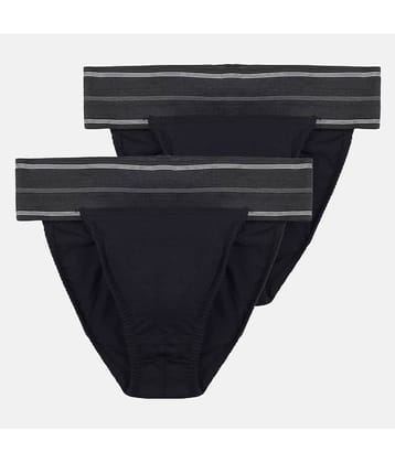 Omtex Black Athletic Supporter ( Pack of 2 )