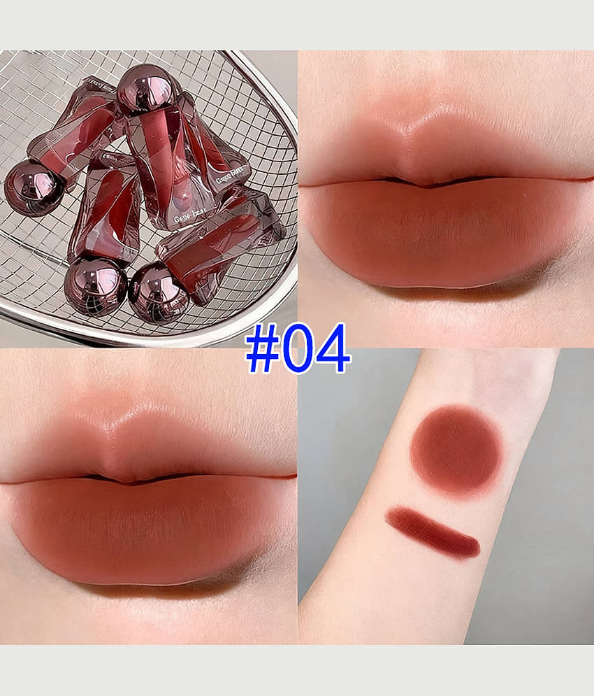 GEGE BEAR Brown Matte Waterproof Liquid Lipstick ( Pack of 1 )