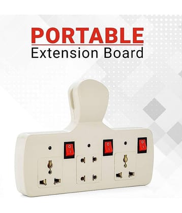 4 Ports Universal Multi Plug Rated Output 1500W, 220V, 6A, 50-60hz