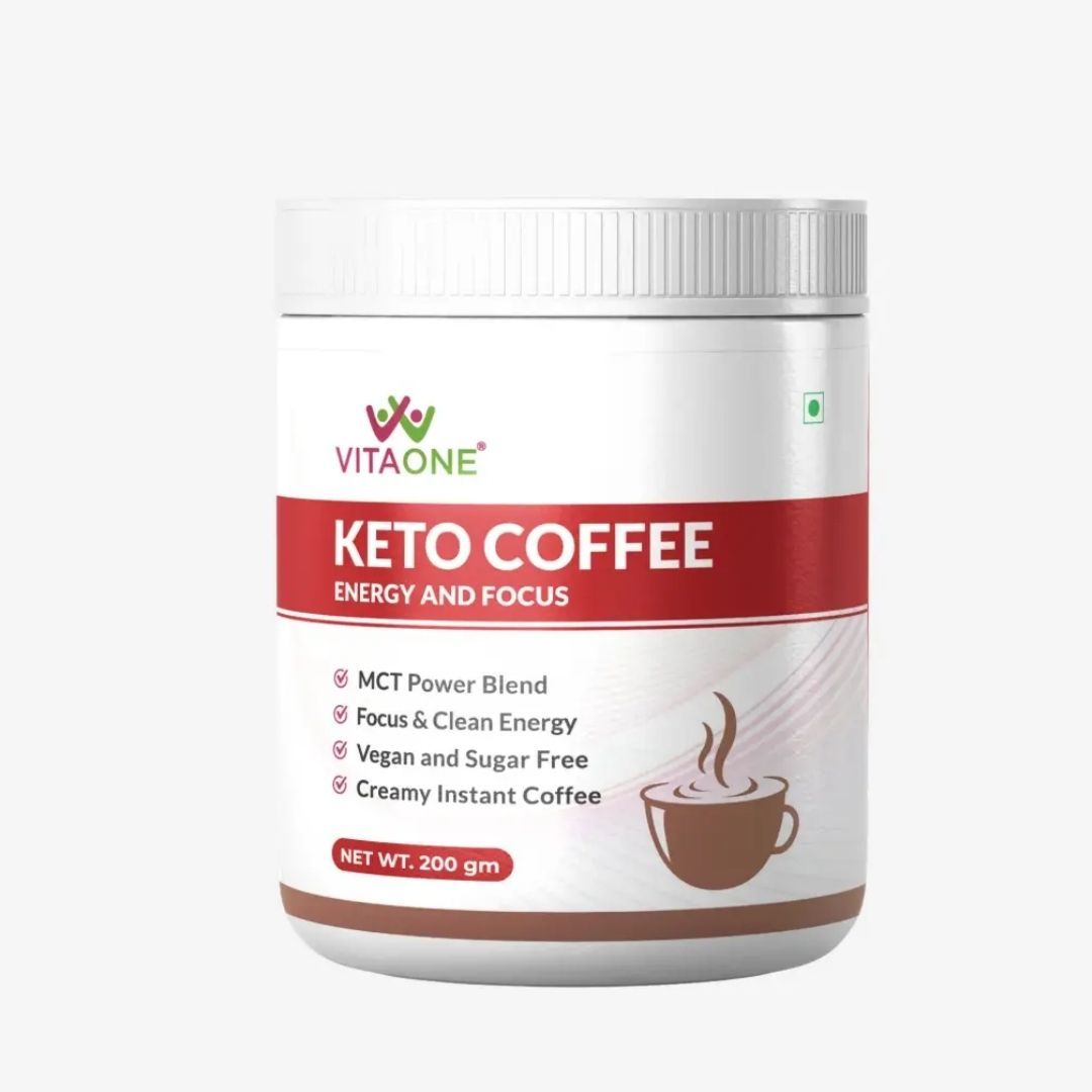 VitaOne Instant Keto Coffee Mix for Energy & Weight Support