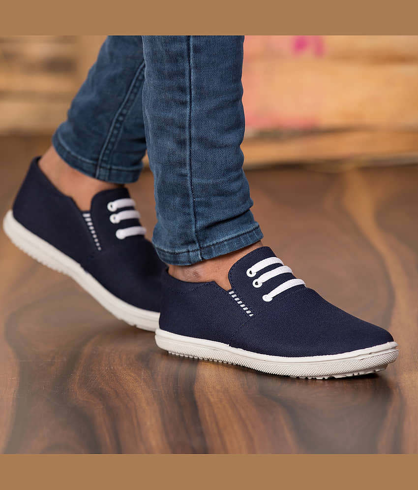 Kzaara Navy Casual Shoes