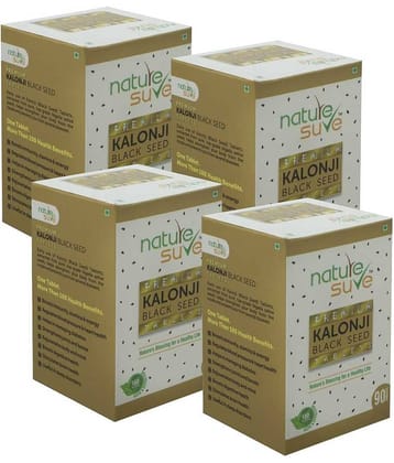 Nature Sure Premium Kalonji Tablets 4 Packs (90 Tablets Each)