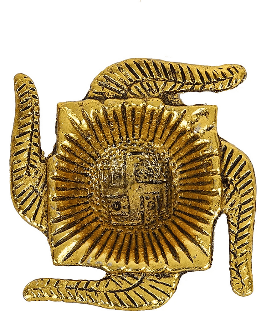 VARKAUS - Diya Swastik Diya 1 Piece 7 cm ( Pack of 1 )