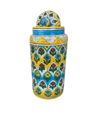 Blue Pottery Water Jar