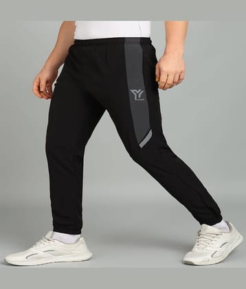 YUNEK Black Polyester Men's Trackpants ( Pack of 1 )