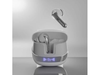 ACwO DwOTS 747 TWS Earbuds, Dual Device Connectivity, ANC 32dB, 4 AI-ENC Mics, 65H Playback, Bass & Theatre Modes, 3D Spatial Audio, Bluetooth 5.4 - Silk White