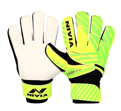 Nivia 645 Ditmar Spider Goalkeeper Gloves (Size - S) by Total Sporting And Fitness Solutions Pvt Ltd