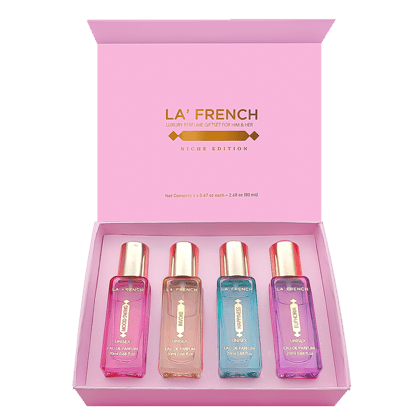 Niche Edition Unisex Luxury Perfume Gift Set 4x20ml - Euphoria | Mood Swing | Happiness | Invoke