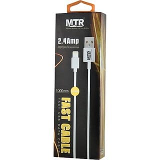 MTR MC-332 1 m Micro USB Cable (Compatible with MOBILE, Tablets, Gaming Console, White, One Cable)