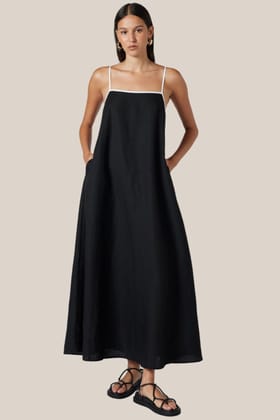 Sunny Allure Dress-XXS / Black