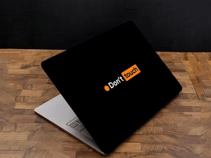 Adefex Laptop Skin Sticker for all laptop & notebook - Abstract Don't Touch