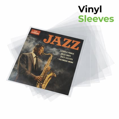 Vinyl Sleeves| 12" PP Vinyl record outer protection sleeves 0.75mm (Pack of 50) GK1265
