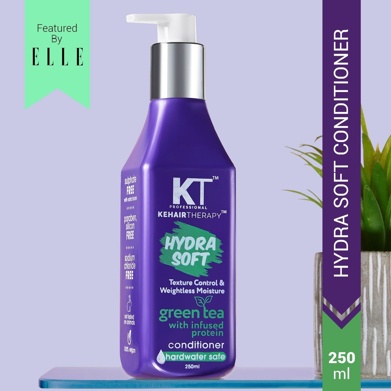 KT Professional Hydra Soft Conditioner, Lightweight & Weightless Moisture - 250ml