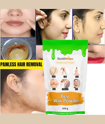 Smartdrops Natural Hair Removal Waxing for Men & Women 100 ( Pack of 1 )