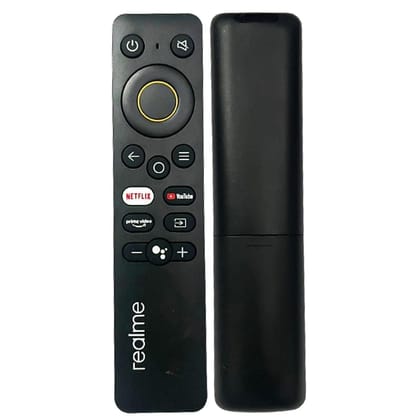Supreme E-Commerce Infrared Non Voice TV Remote Compatible for Realme Android LED TV, realme Smart led tv Remote with Netflix, Prime Video & YouTube HotKeys (Please Match Before Order) Supreme E-Commerce Infrared Non Voice TV Remote Compatible for Realme